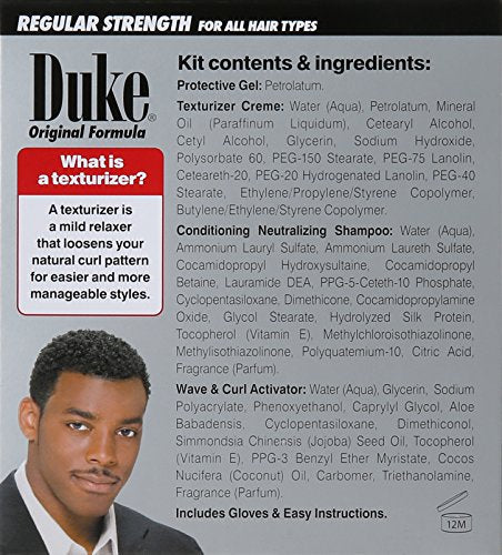 Duke Texturizing Creme Kit for Men Regular | Easy To Use for All Hair Types, 1 Count