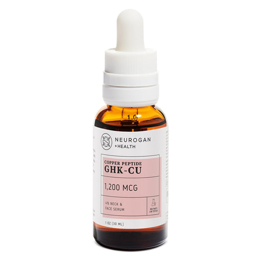 GHK-Cu (Copper Peptide) 4% Neck & Face Serum 1,200mcg (1 oz bottle)