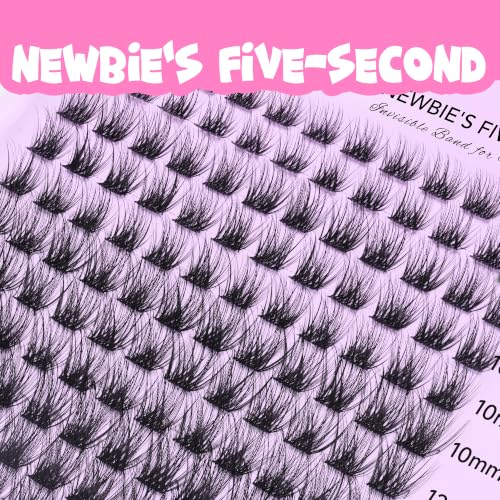 VEYESBEAUTY Siren Lash Clusters Kit Newbie's 5-Second Series 8-16mm