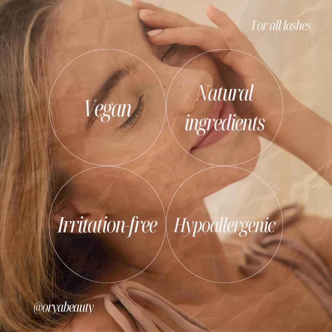 ORYA BEAUTY - Advanced Eyelash Growth Serum - Boosts Length, Thickness, & Strength with 100% Natural, Vegan Ingredients - Nourishes, Strengthens, & Irritation-Free Lashes for Fuller, Healthier Look