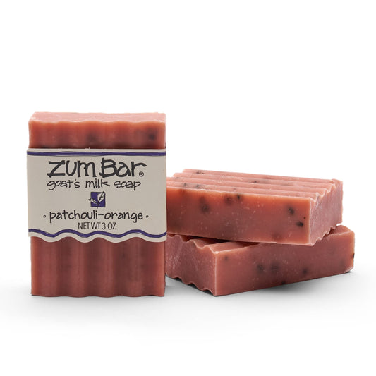 Zum Bar Goat's Milk Soap - Patchouli-Orange - 3 oz (3 Pack)