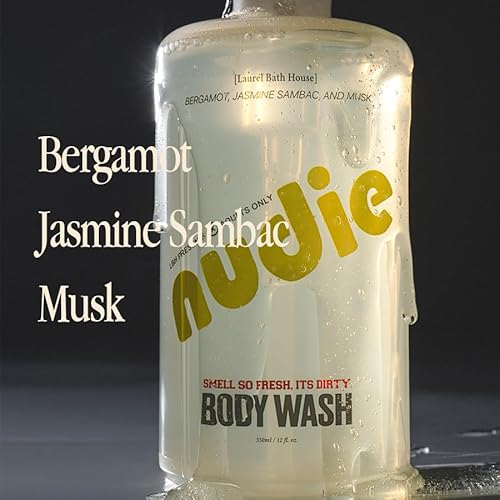 Nutrient-Rich Body Wash | Cleanse, Nourish & Strengthen Skin with Niacinamide | Free From Parabens, Sulfates & Phthalates (350 ml, NUDIE) (Medium, Nudie)