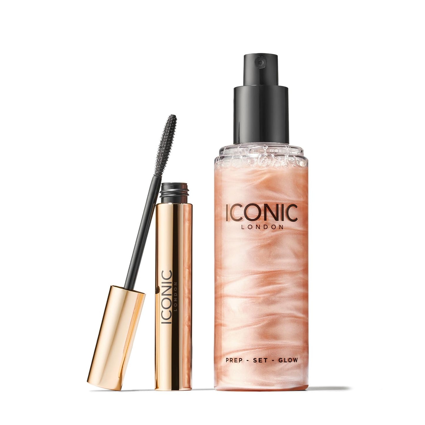 ICONIC LONDON Name a Better DUO Gift Set | Includes Triple Threat Mascara and Prep-Set-Glow Original