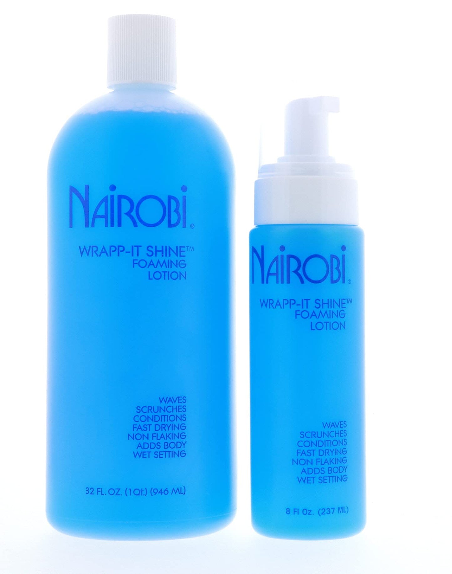 Nairobi Wrapp-it Shine 32Oz+8Oz "COMBO"