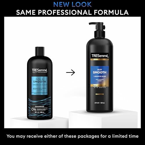 TRESemm? Silky & Smooth Anti-Frizz Shampoo For Frizzy Hair Formulated With Pro Style Technology 28 Fl Oz (Pack of 6)