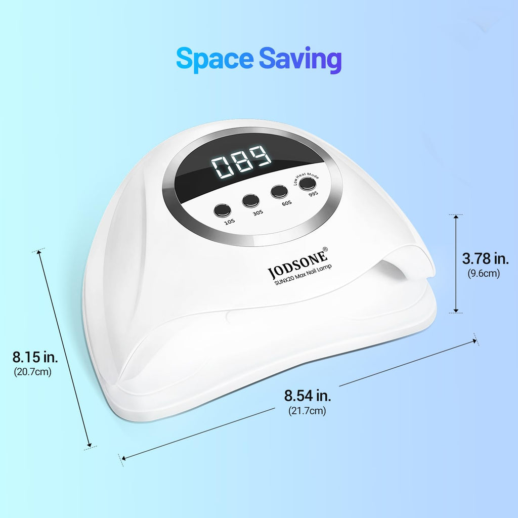 JODSONE U V LED Nail Lamp, Nail Dryer for Gel Polish, Led Light with Automatic Sensor & 4 Timers