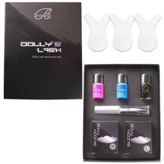 Dolly's Lash Beauticom Lift Eyelash Wave Lotion Perm Kit - for Professional Curling, Perming, Lifting