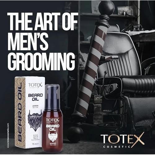 Totex Premium Beard & Mustache Serum Oil Conditioner Anti-Dandruff Men Care 75ml