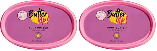 So...?…? Sorry Not Sorry Butter Up Body Butter - Infused with Argan Oil and Vanilla - Nourishing Body Lotion for Women - 8.45 oz (Pack of 2)