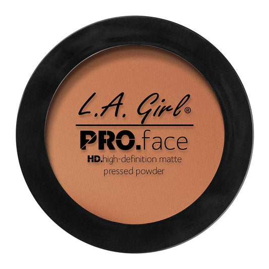 L.A. Girl PRO.Face Matte Pressed Powder, Chestnut GPP614 (Pack of 3)