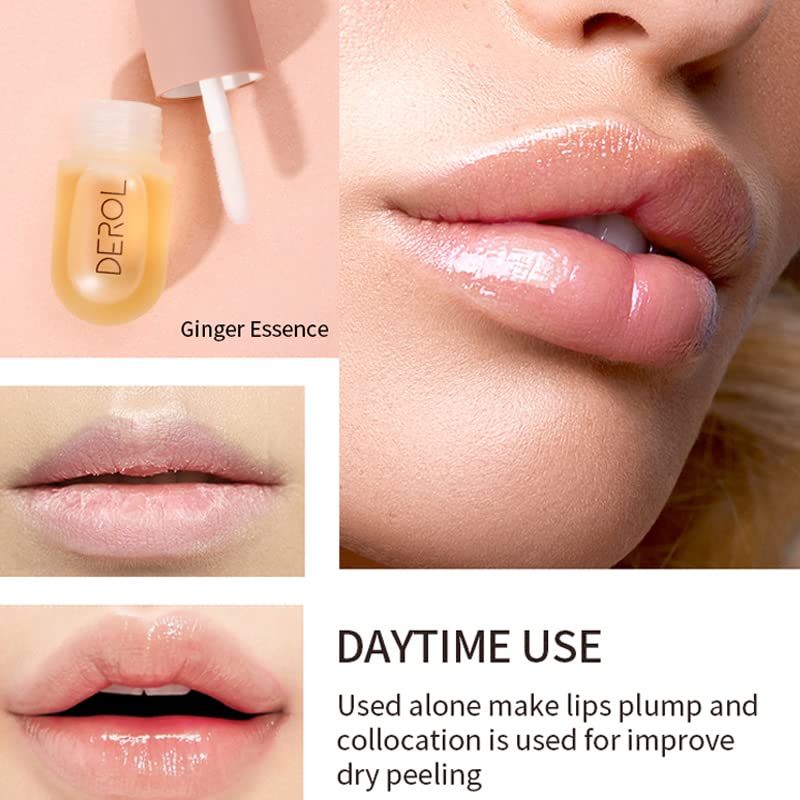 Lip Plumper Serum Set - Day & Night Fuller Lips (2Pcs)