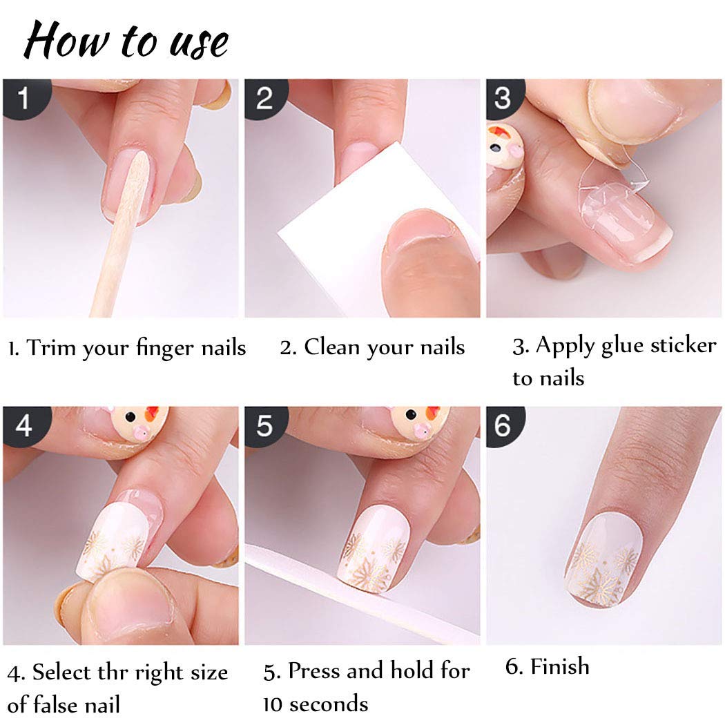 Gangel Nude False Nails Extra Long Full Cover Fake Nail Coffin Fake Nails Ballerina Acrylic Press on Nails Daily Wear Party Gifts for Women and Girls 24Pcs (Two-tone)