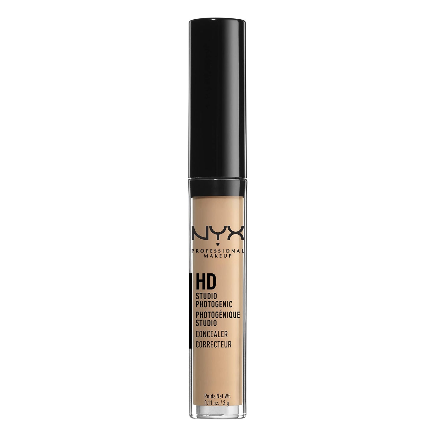 NYX PROFESSIONAL MAKEUP HD Studio Photogenic Concealer Wand, Medium Coverage - Glow