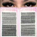 YELIX 640pcs Wispy Lash Clusters 9-15mm Mixed Length Individual Lashes