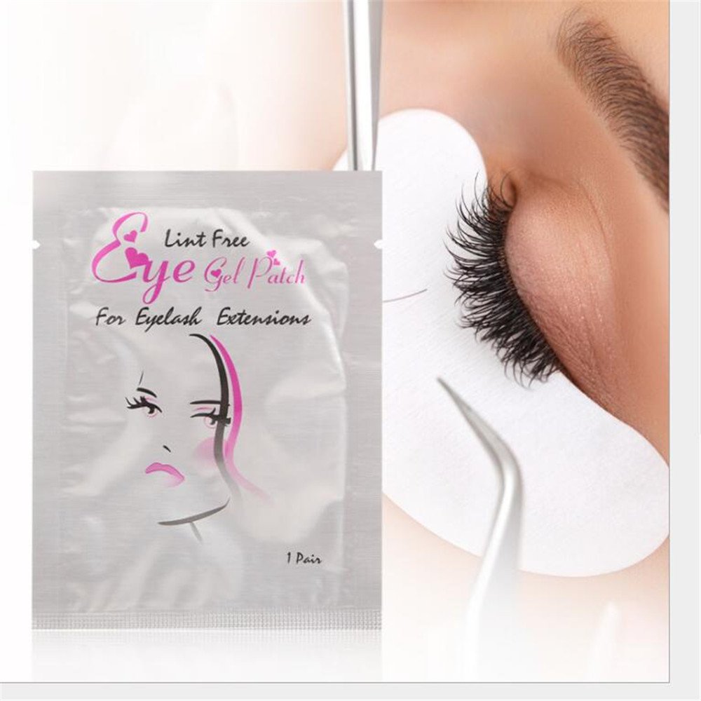 Eye Gel Patches,Under Eye Pads Lint Free Lash Extension Eye Gel Patches for Eyelash Extension (100)