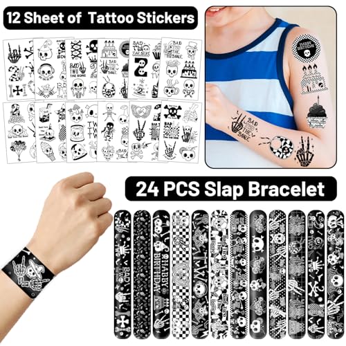 Bad Two the Bone Party Favors Set - 96 Pieces