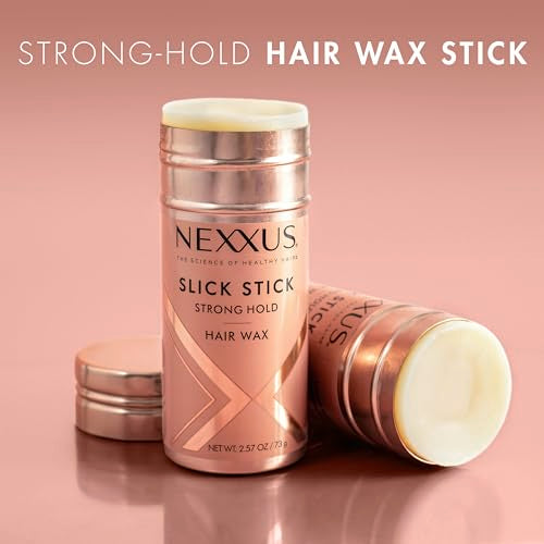 Nexxus Strong Hold 2.33oz Hair Wax Slick Stick and 3.3oz Repair & Nourish Ultra Lightweight Hair Oil Bundle