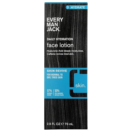 Every Man Jack, Face Lotion Revive Daily Hydrating, 2.5 Fl Oz