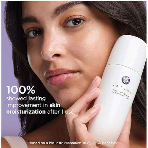 TATCHA Pure One Step Camellia Cleansing Oil | 2 in 1 Makeup Remover Oil & Face Wash | 150 ml / 5.1 oz