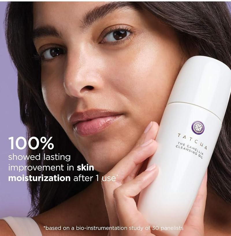 TATCHA Camellia Cleansing Oil 150ml – 2-in-1 Makeup Remover & Face Wash