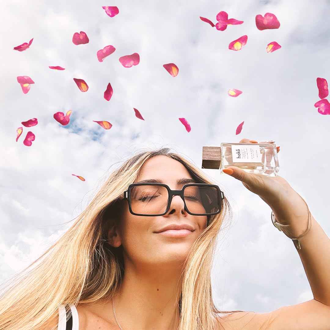HOKO Bliss Womens Perfume, Extrait de Parfum (1.7 Oz) - Inspired by La Vie Belle, Iris Vanilla, Jasmine, Patchouli & Black Currant - Clean, Vegan + Cruelty Free