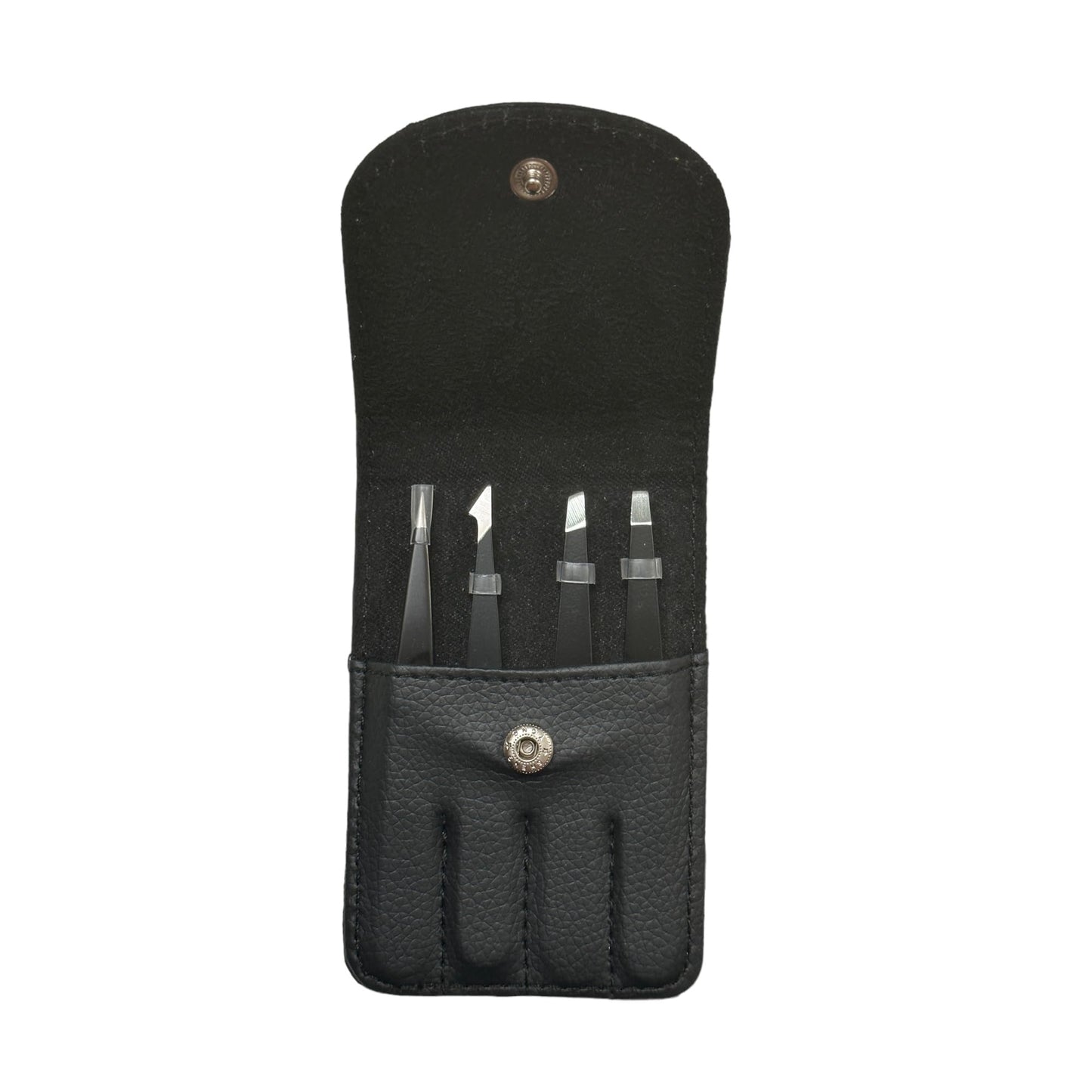 Top Notches Tweezer Set - High Grade Tweezers For Women And Men, Perfect For Eyebrows Facial Hair Ingrown Hair And Splinter Removal