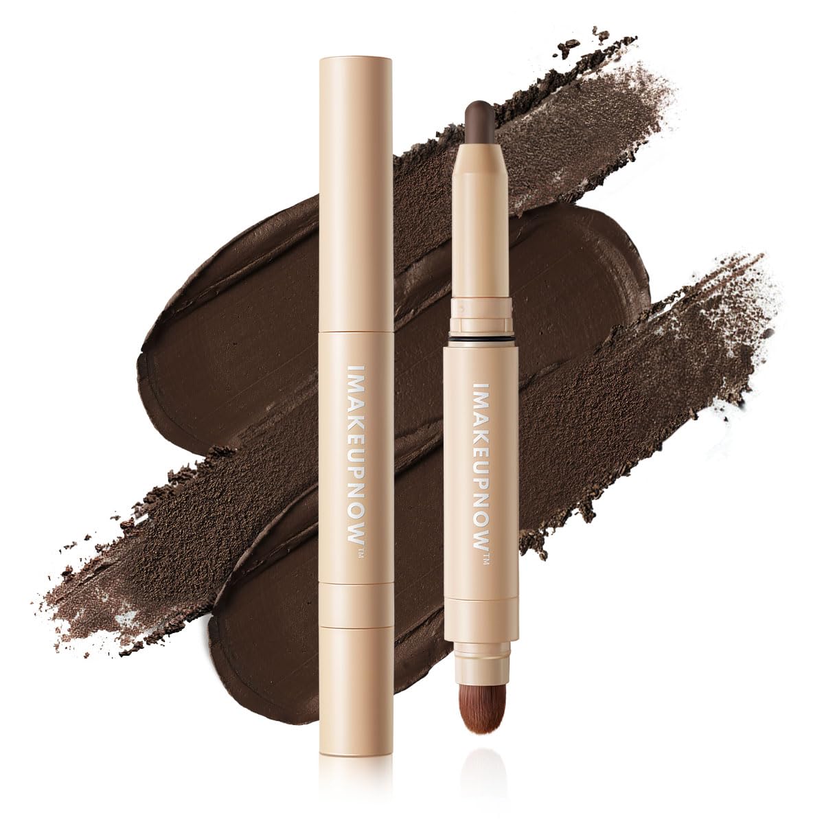 imakeupnow Cream to Powder Eyeshadow Stick,Pro Metallic Eye Brightener Pencil Crayon Makeup - 1PCS - G009