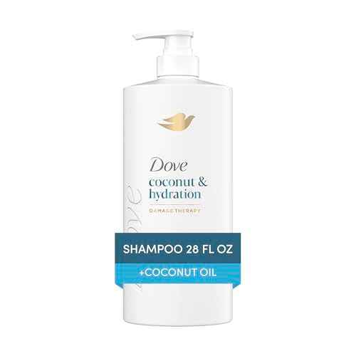 Dove Shampoo Coconut & Hydration for Dry Hair with Bio-Protein Care Technology and Coconut Oil 28 Fl Oz
