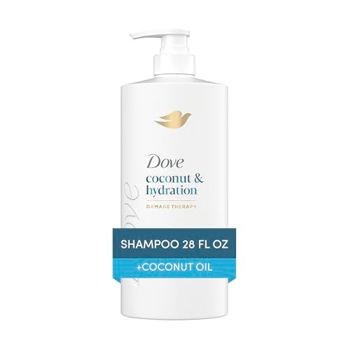 Dove Coconut & Hydration Shampoo for Dry Hair, 28 Fl Oz