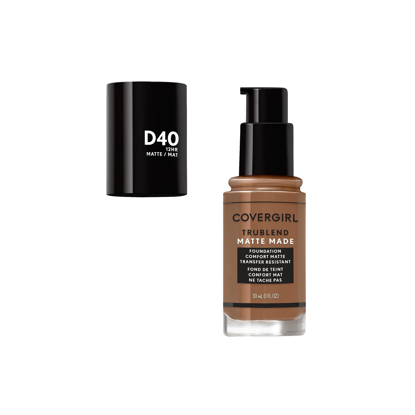 COVERGIRL TruBlend Matte Made Liquid Foundation, Deep Bronze , 1 Fl Oz (Pack of 1)