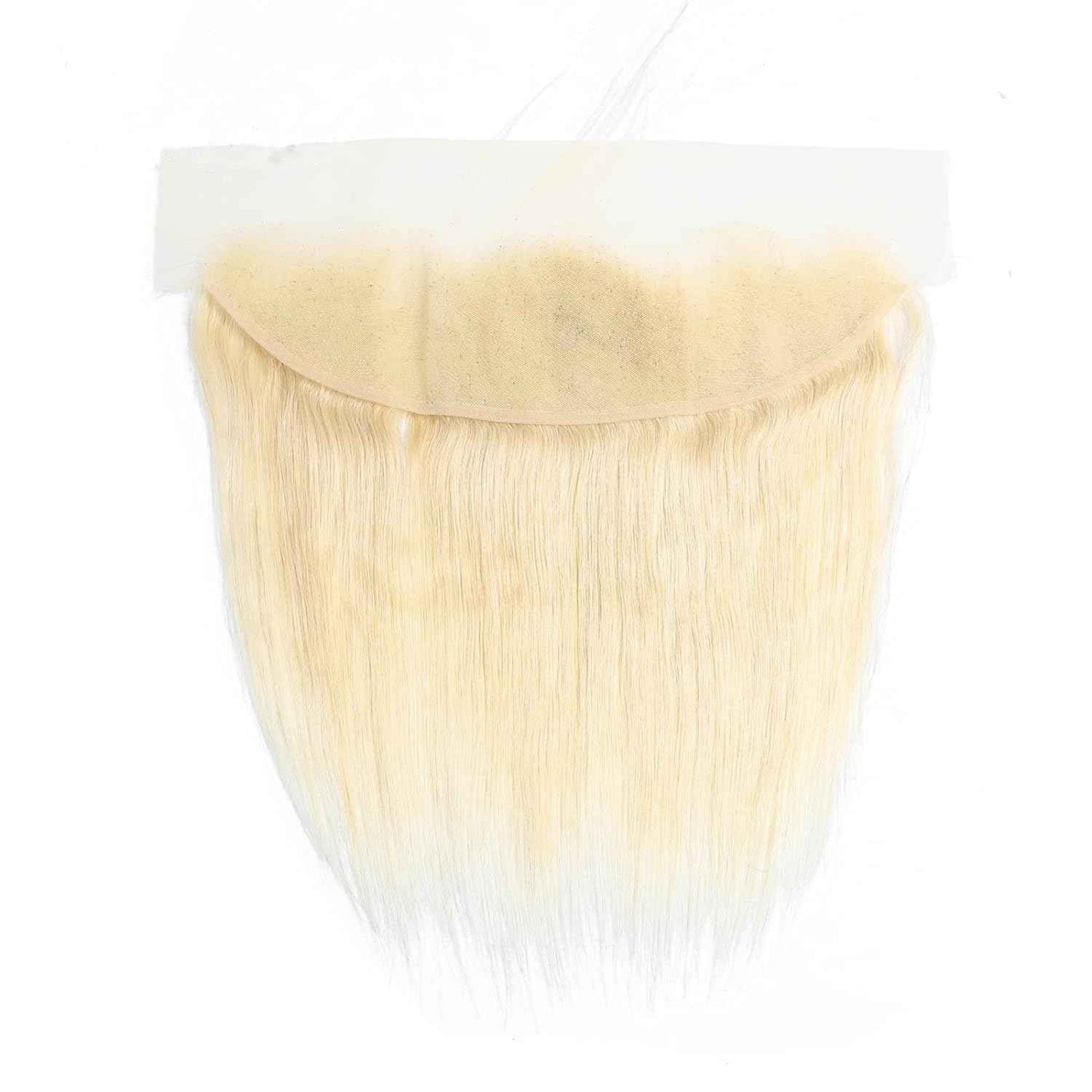 KAFEIER HAIR 613 Lace Frontal Straight Human Hair Ear To Ear Blonde Frontal 13X4 Transparent Hd Lace Free Part With Baby Hair Pre Plucked Brazilian Virgin Remy Human Hair Extension 14 Inch