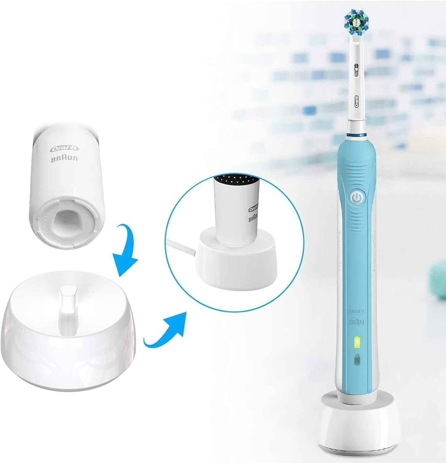 USB Charger Base for Oral-b Braun Electric Toothbrush，Replacement 5V USB 3757 Charger for Oral-B,Portable Travel Charging Base