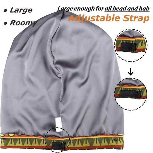 Curly Hair Wrap Natural Hair Buff Head Cover Night Slap Cap for Women