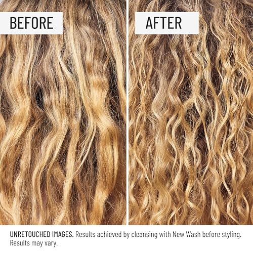 Hairstory New Wash Rich Refill, Ultra-Moisturizing Cleansing Cream for Dry & Thick Hair, Detergent Free Shampoo & Conditioner Alternative, Restores Softness & Shine, 8oz