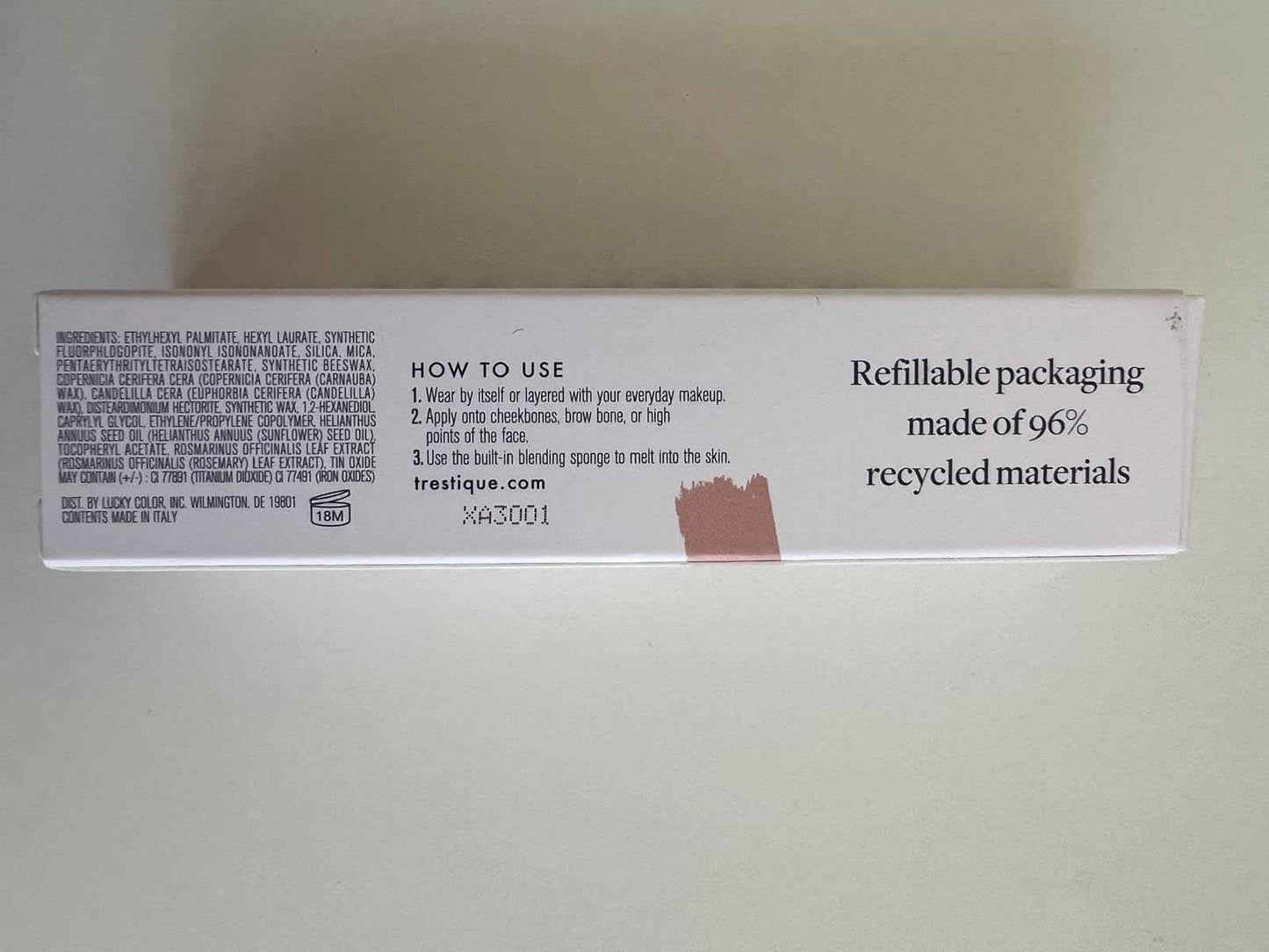 trestique Highlight Stick, Illuminator Makeup For Face, Highlighter Makeup Stick, Face Highlighter Bronzer - Refillable