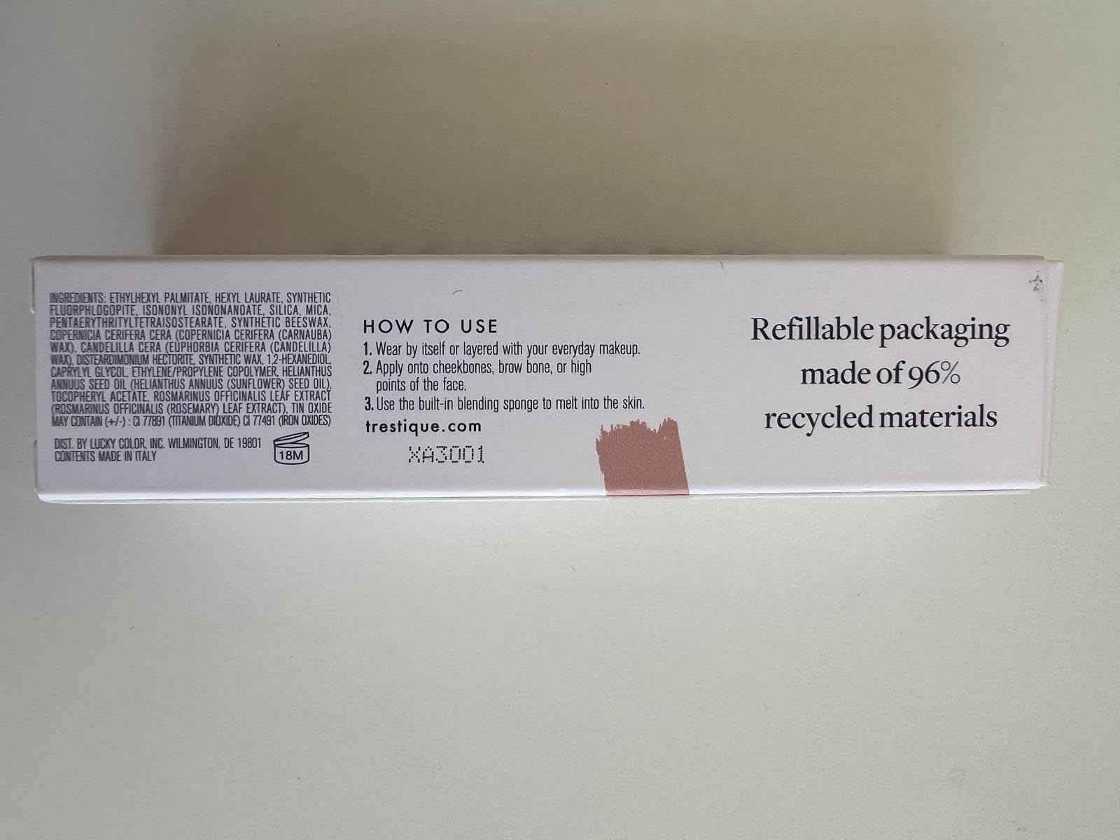 trestique Highlight Stick, Illuminator Makeup For Face, Highlighter Makeup Stick, Face Highlighter Bronzer - Refillable