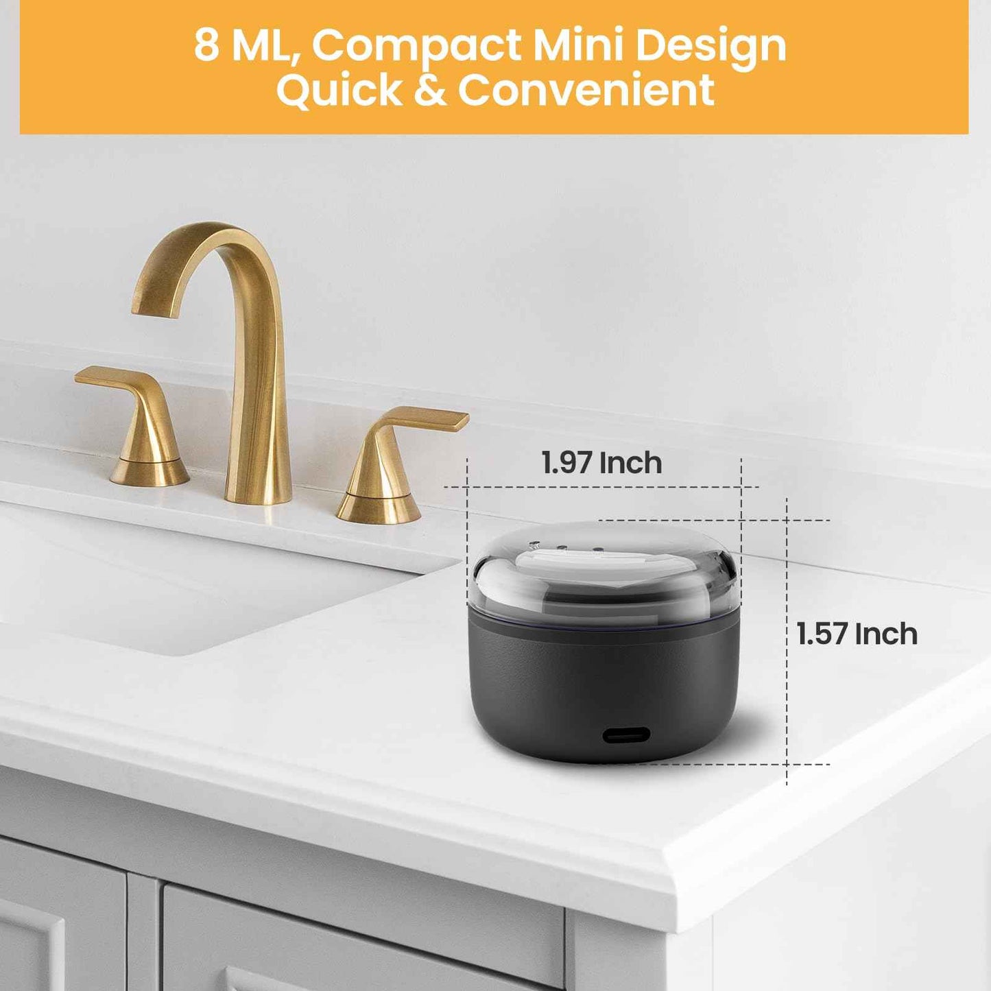 SUERBEATY Ear Nose Wax Kit Men, Nose Hair Waxing Kit for Men, Ear Hair Removal Wax 100g, 20 Pcs Nose Applicator, 15-20 Times, Usb Rapid Heating, Constant Temperature, Painless, Black