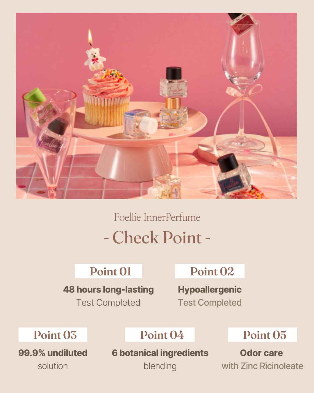 Foellie] eau de venus- Feminine Inner Beauty Perfume for Underwear Attractive Scents Fragrance, 5ml/0.169 fl.oz