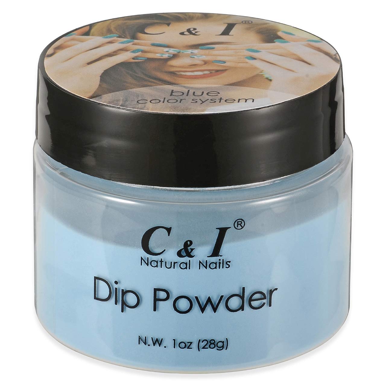 C & I Dip Powder Color No.061 Baby Blue, Blue Color System, 28g