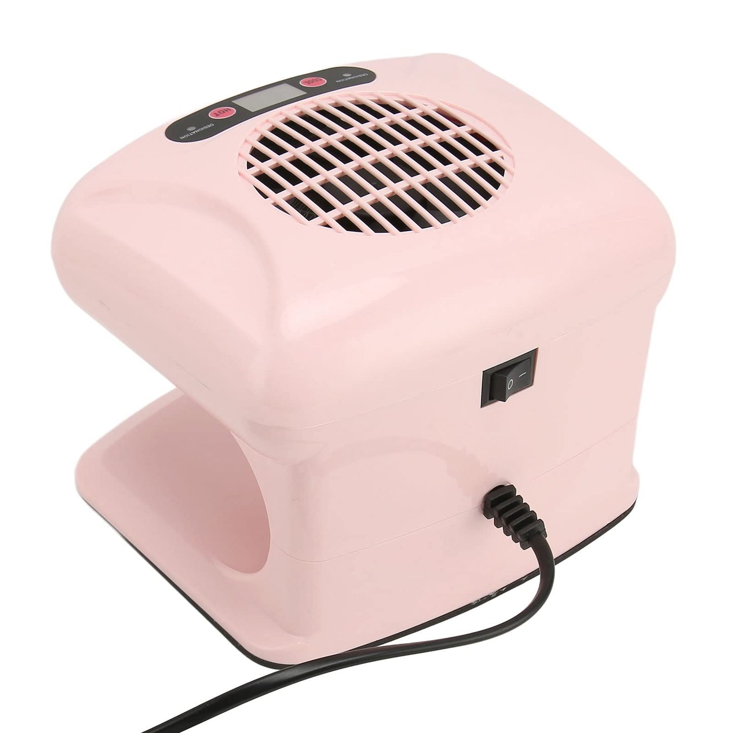 Air Nail Dryer, Portable Infrared Sensor Nail Fan Dryer Blower with Hot and Cool Air, 300W Automatic Nail Polish Dryer for Home and Salon (US Plug 110V)