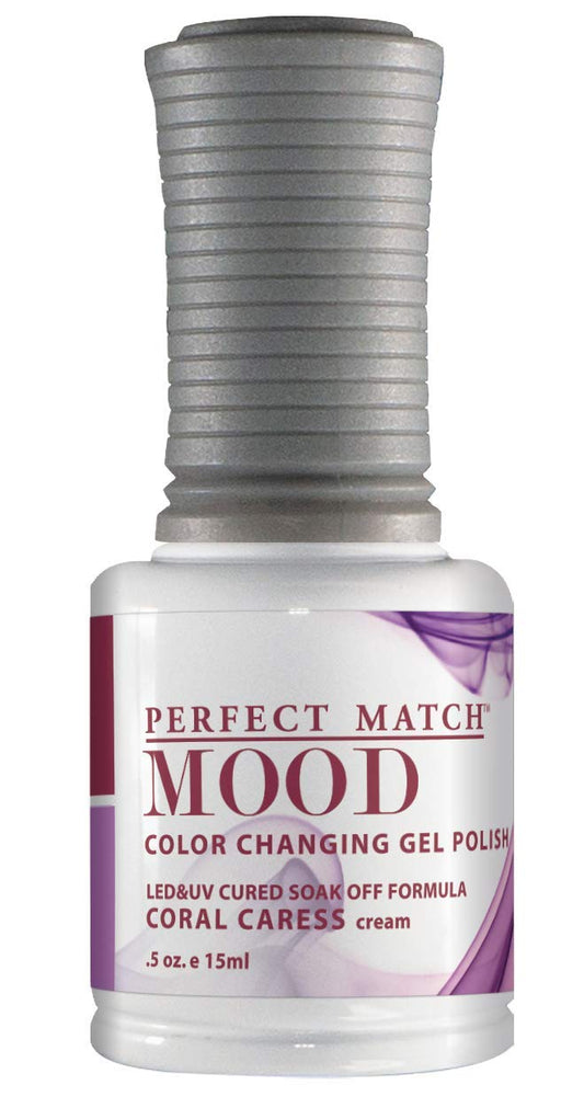 LeChat Perfect Match Mood Gel Polish, Coral Caress, 0.500 Ounce (MPMG11)