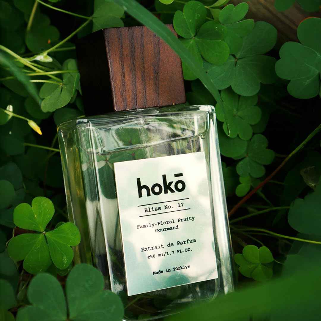 HOKO Bliss Womens Perfume, Extrait de Parfum (1.7 Oz) - Inspired by La Vie Belle, Iris Vanilla, Jasmine, Patchouli & Black Currant - Clean, Vegan + Cruelty Free