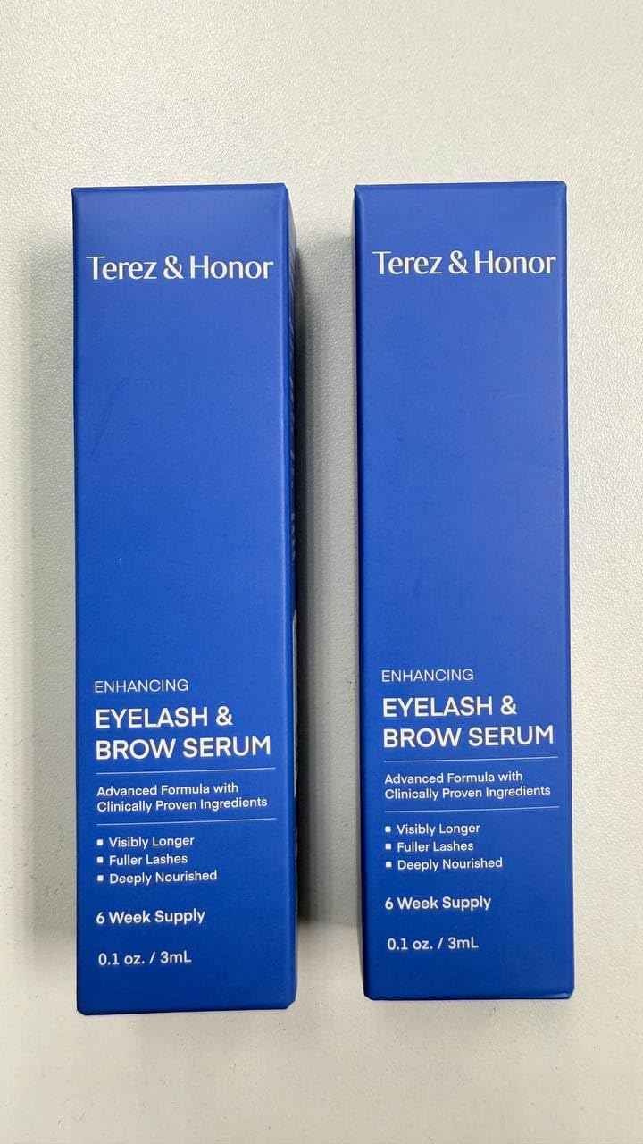 Terez & Honor Advanced Enhancing Eyelash and Eyebrow Serum (Eyelash Serum - 2 Pack)