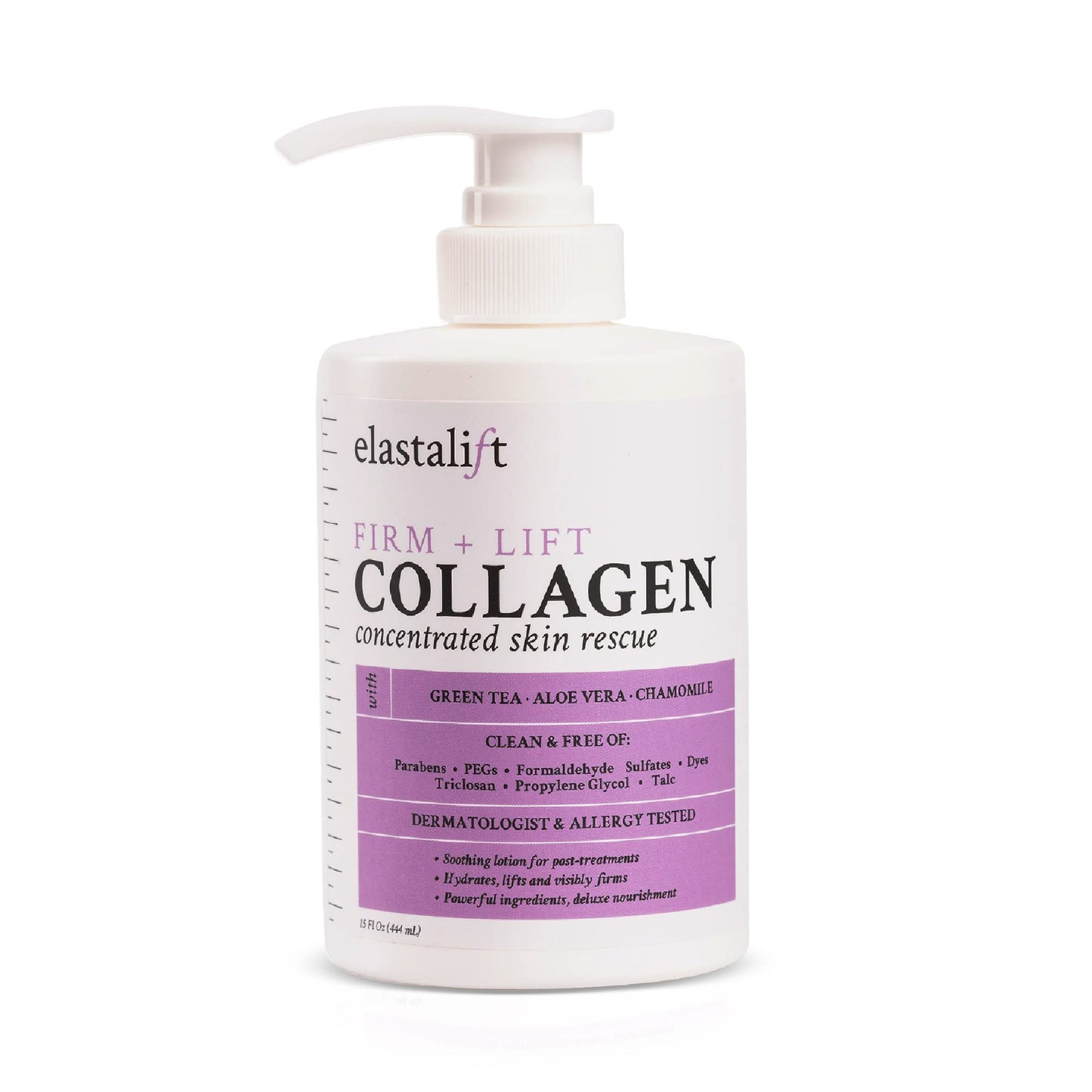 Elastalift Collagen Cream Skin Care Face Lotion & Body Lotion | Fragrance Free Skin Tightening Cream Collagen Firming Lotion Body Moisturizer For Crepey Skin, Stretch Marks, & Cellulite, 15 Fl Oz