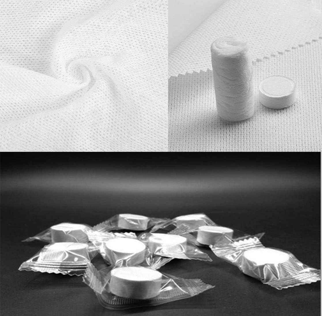 Swity Home 900 Pack Compressed Towel Coin Tissues Portable Wipe Napkin Paper Tablets Non-Woven Disposable Compressed Cotton Coin Tissue Towel Home Hand Wipes for Travel Camping Beauty Salon Outdoor