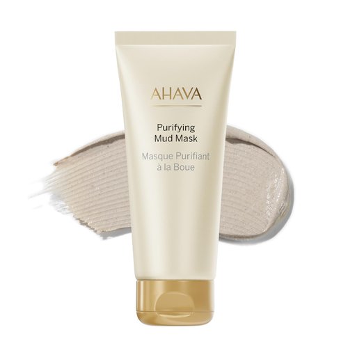AHAVA Purifying Mud Mask - Indulging Mud Mask Cleaning & Purifying the Skin, Soothes, Softens & Clarifies, Enriched with Exclusive Osmoter, Dead Sea Mud, Aloe Vera, Vitamin B5 & Jojoba Oil, 3.4 Fl.Oz