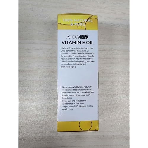 Vitamin E Oil for Skin, Hair & Face ? 75000 IU | Nourishing & Moisturizing Beauty Oil | Helps Soften & Smooth Skin | 4oz