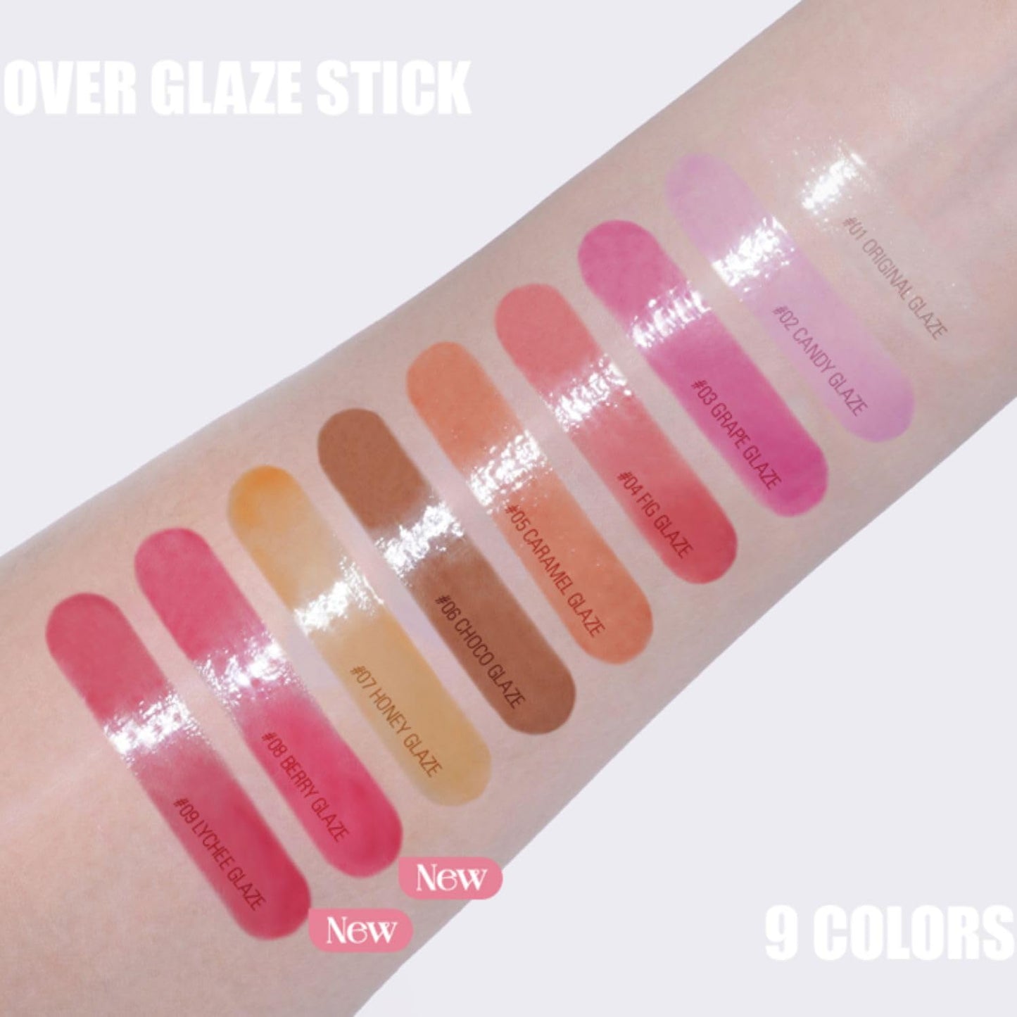 BBIA Over Glaze Stick - Lip Plumping Gloss Melting Balm Lipstick, Intensive Volume Up, High Shine & Glossy, Ultra Watery Moisturizing & Volumizing, Glowy Texture, Korean Lip Makeup (07 HONEY GLAZE)