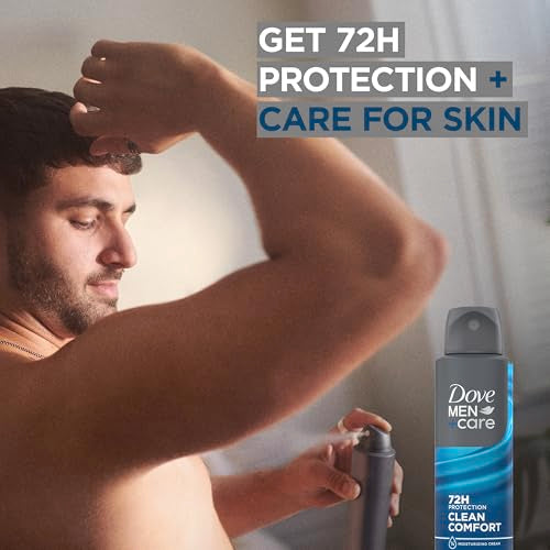Dove Men+Care Dry Spray Antiperspirant Deodorant 72-Hour Protection, 3.8 Oz (3-Pack)