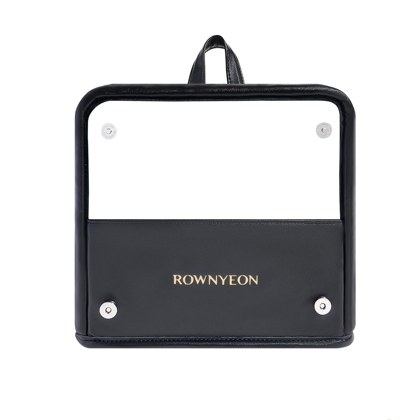 ROWNYEON Makeup Brush Bag, High Capacity Stand-Up Makeup Brush Holder, Travel Professional Cosmetic Bag Artist Organizer Bag Large Makeup Brush Case with Adjustable Divider (Brushes Not included)